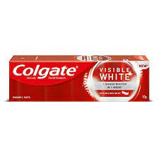 COLGATE VISIBLE WHITE SPARKLING MINT TOOTHPASTE 50G